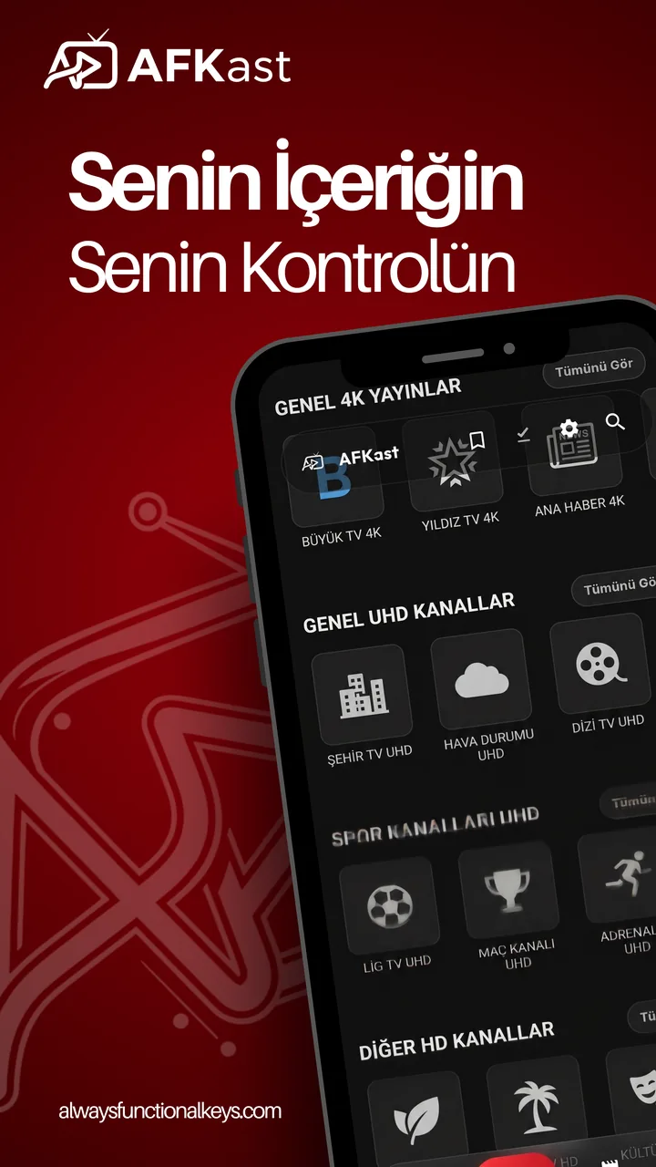 AFKast IPTV player screenshot 2
